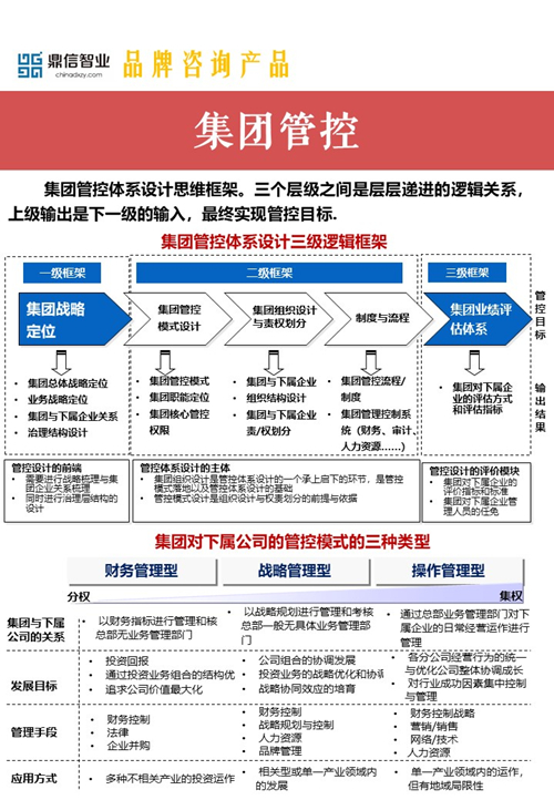 集團管控體系構建 從戰略到執行的管理咨詢實踐